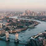 London - aerial photography of London skyline during daytime