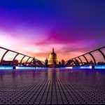 London City - Purple Foot Bridge